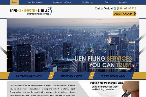 rapidconstructionlien.com site used Rcl