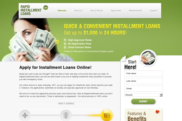 Rapid theme site design template sample