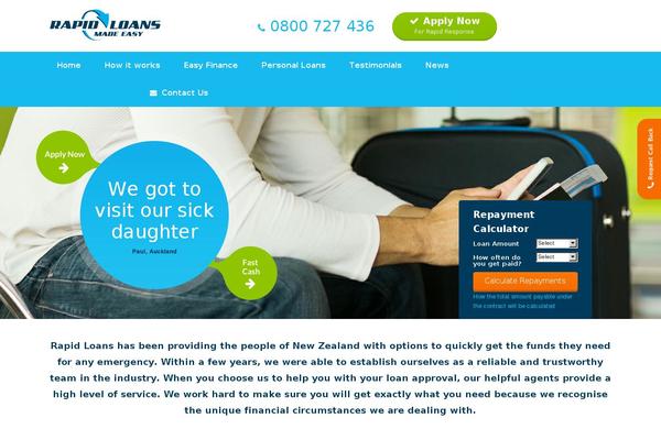 rapidloans.co.nz site used Rapid