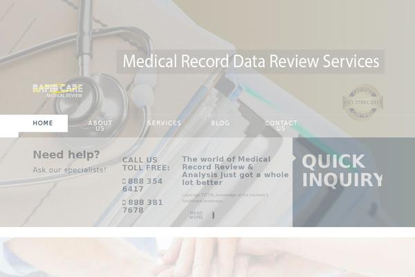 Cherry Framework theme site design template sample