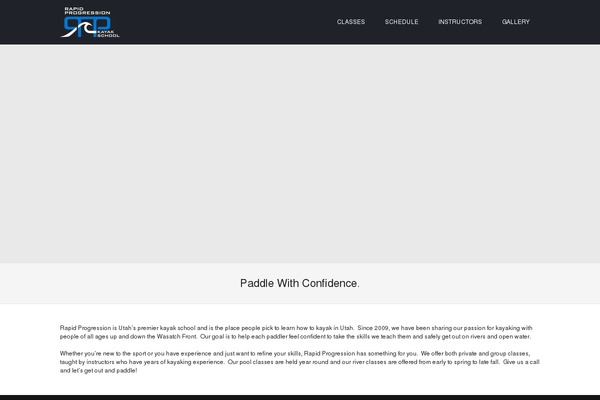 rapidprogressionkayak.com site used Gym