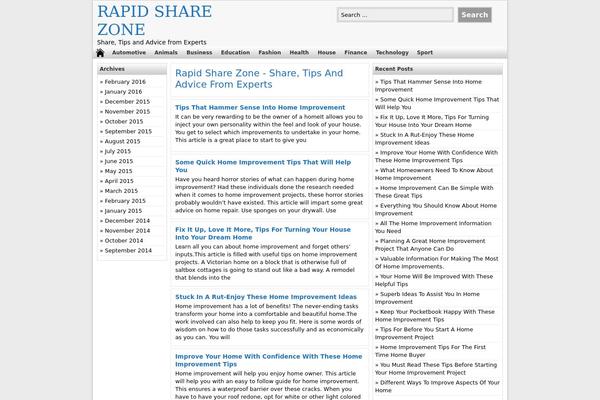Do’a Ibu theme site design template sample