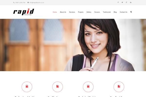 Electrify theme site design template sample