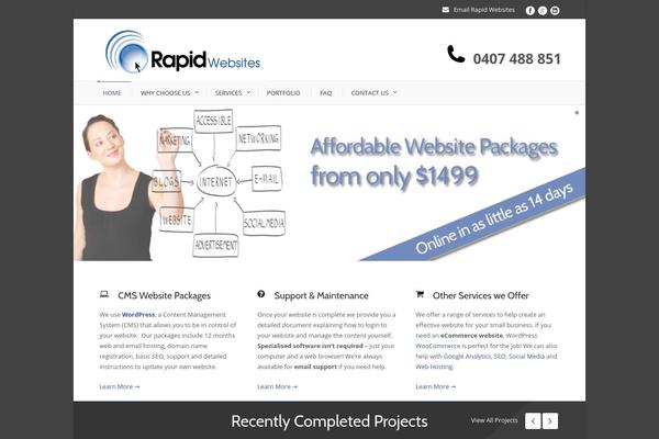 Flawless theme site design template sample