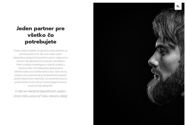 Büro theme site design template sample