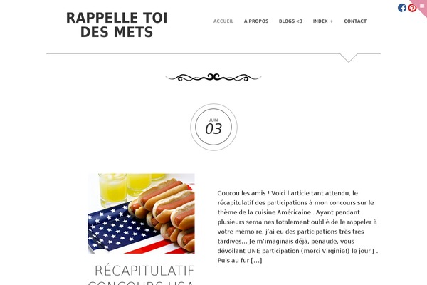 rappelletoidesmets.fr site used Blank