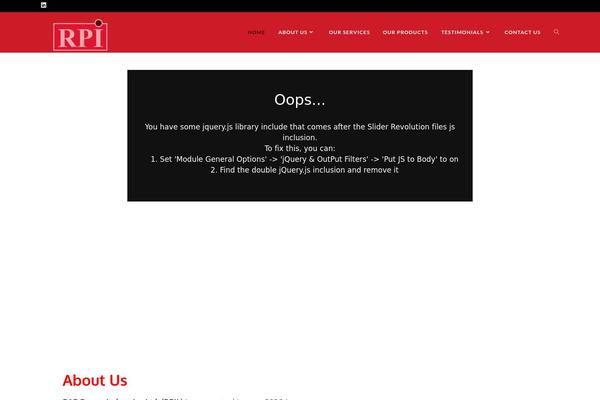 OceanWP theme site design template sample