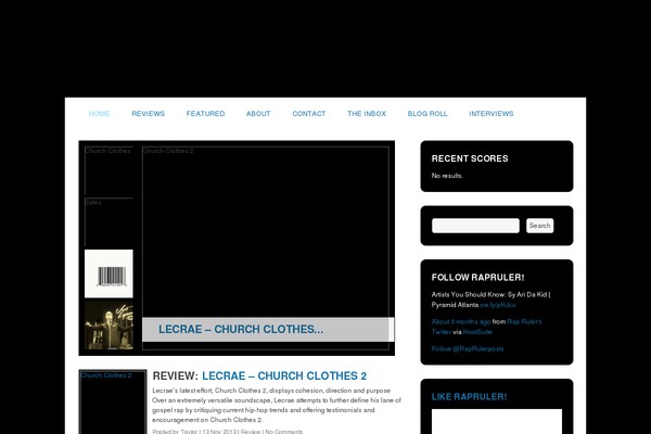 Mammoth theme site design template sample
