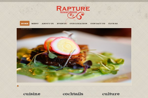 rapturerestaurant.com site used Theme1211