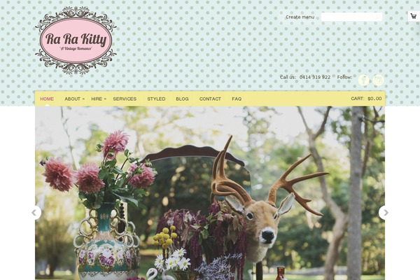 Titania theme site design template sample