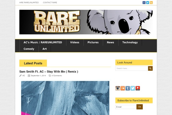 rareunlimited.com site used Brightnews-premium