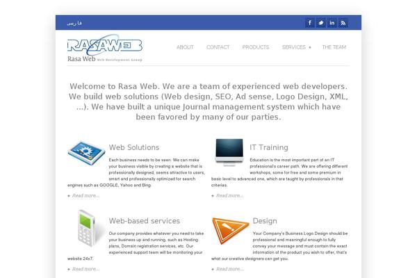 Simplecorp theme site design template sample