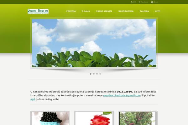 Karma theme site design template sample