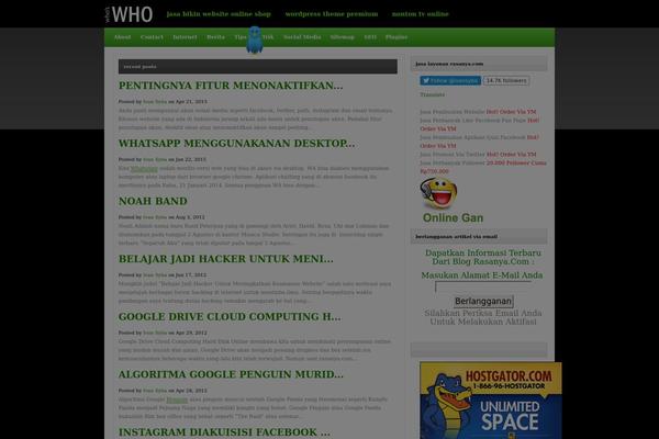 WhosWho theme site design template sample