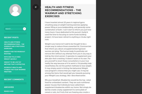 tdPersona theme site design template sample