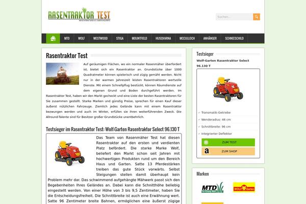 BrickYard theme site design template sample