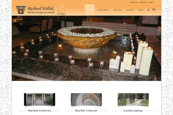 Jupiter theme site design template sample