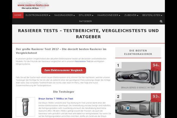 Valenti theme site design template sample