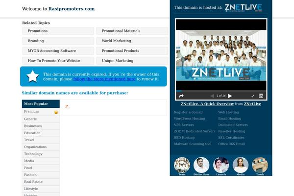rasipromoters.com site used Theme1397