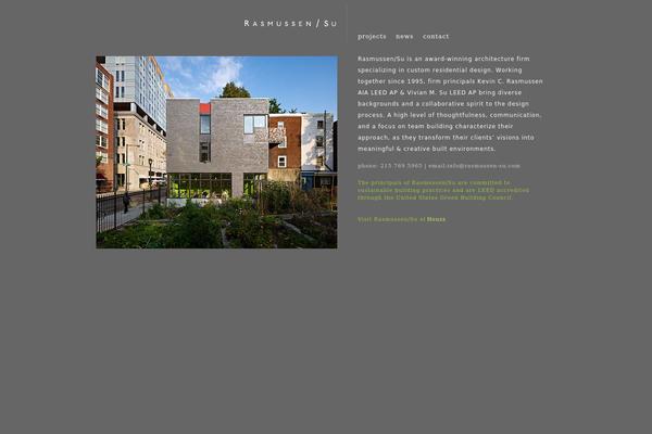 Prose theme site design template sample