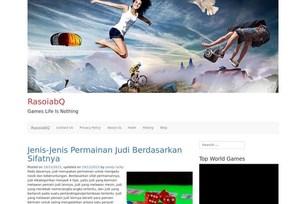 Tk theme site design template sample