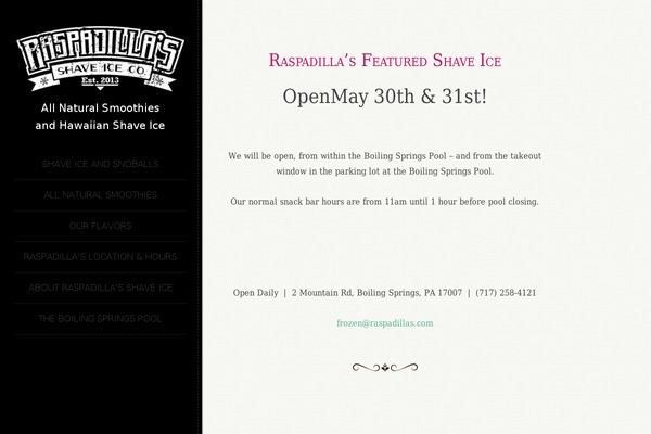 Stitch theme site design template sample