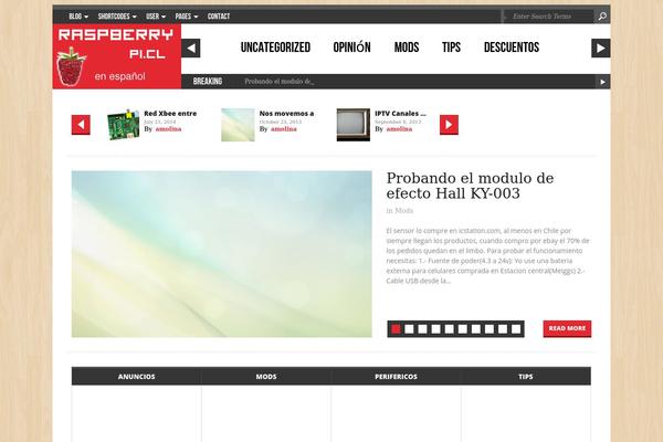 raspberrypi.cl site used Rojo
