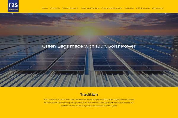 Ronneby theme site design template sample