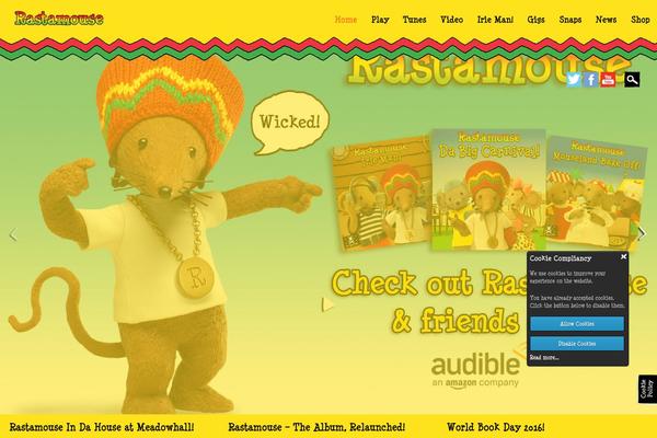 Site using Cookie-compliancy plugin