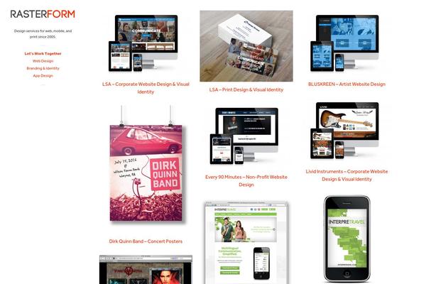 Touchfolio theme site design template sample