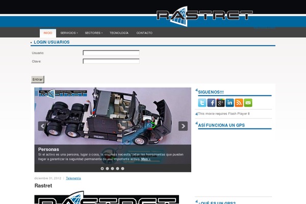Site using Google Maps Widget plugin