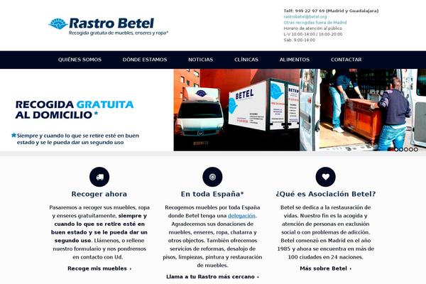 Vantage theme site design template sample