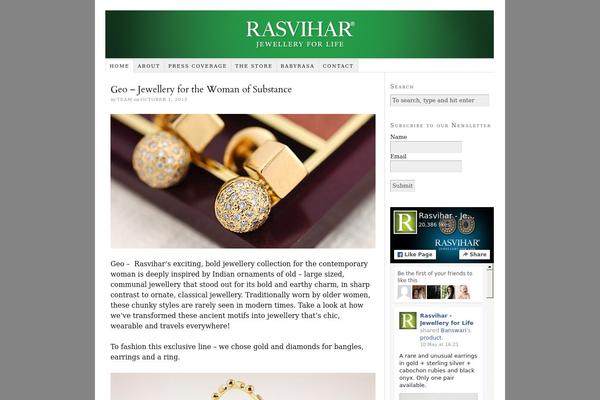 Thesis 1.8 theme site design template sample