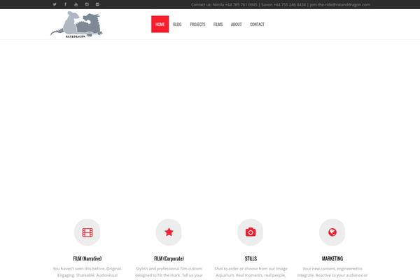 River theme site design template sample