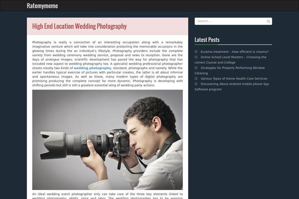 Radar theme site design template sample