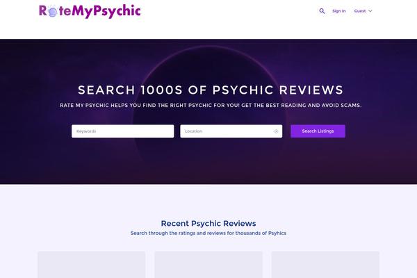Listify theme site design template sample