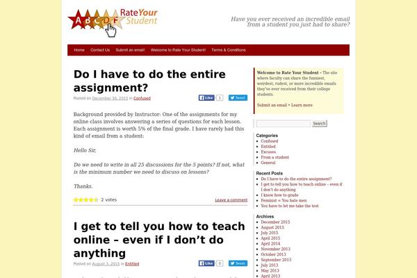 Site using Five-star-rating plugin
