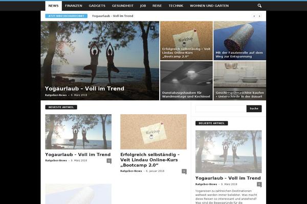 NewsMag theme site design template sample