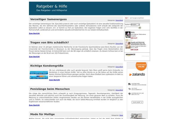 Blogging theme site design template sample