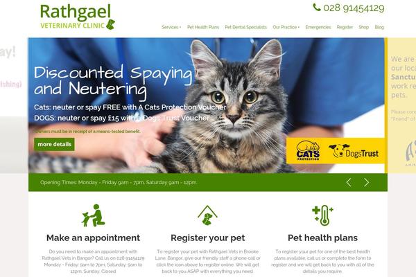 Vets theme site design template sample
