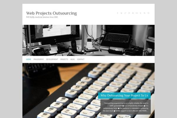 Attitude theme site design template sample