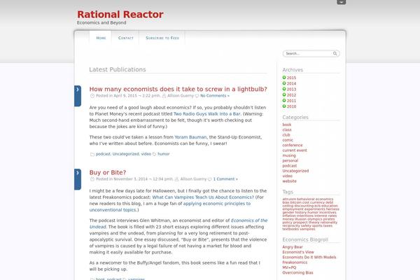 Site using Collapsible Archive Widget plugin