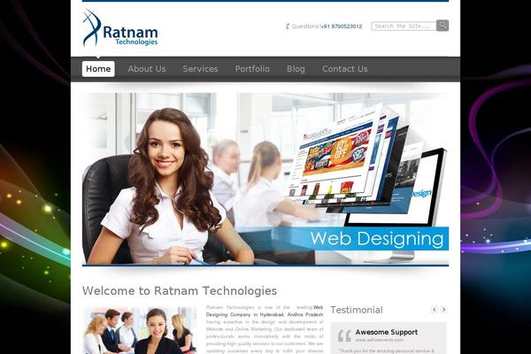 Alterego theme site design template sample
