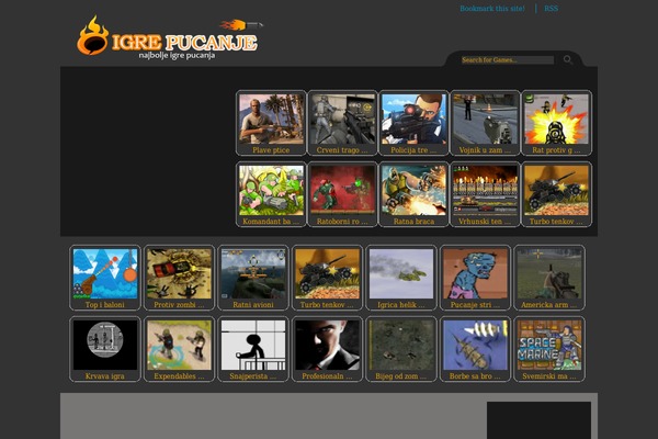 Flash Gamer theme site design template sample