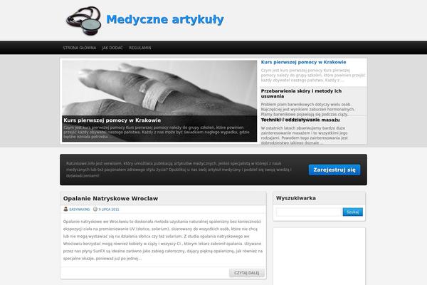 Kronos theme site design template sample