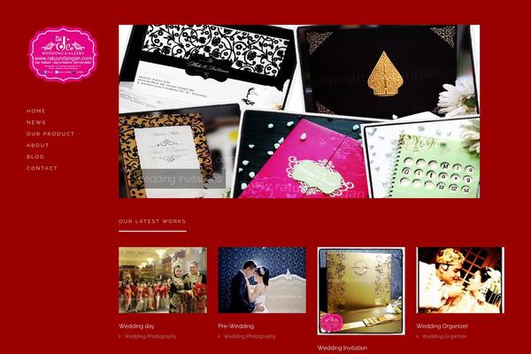 Nordic theme site design template sample