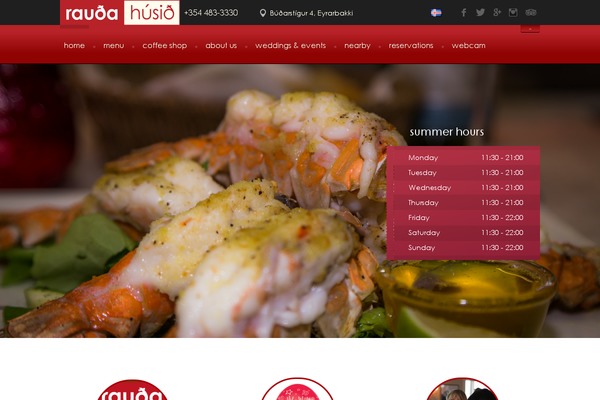 Osteria theme site design template sample