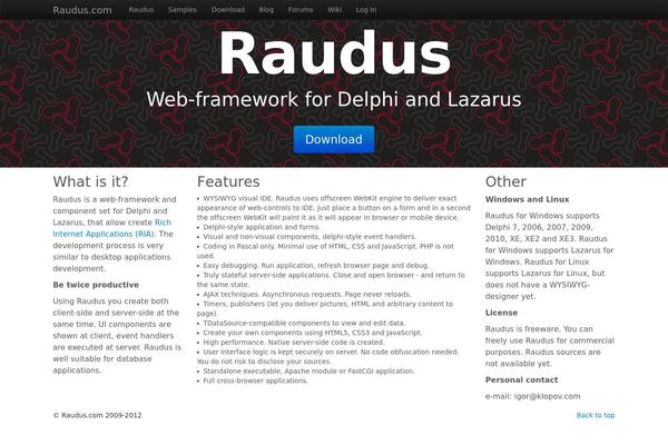 Bootstrap theme site design template sample