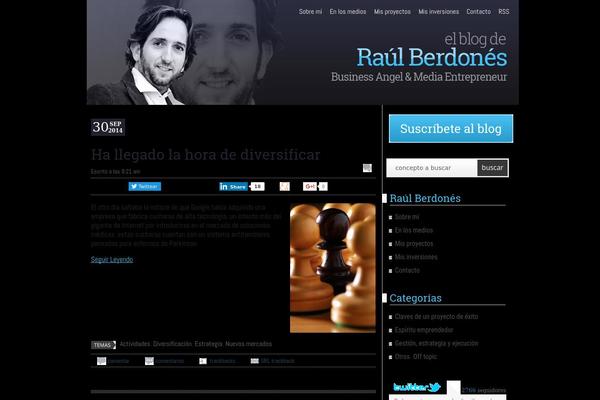 raulberdones.com site used Digitis