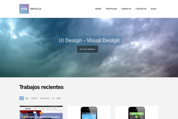 District theme site design template sample